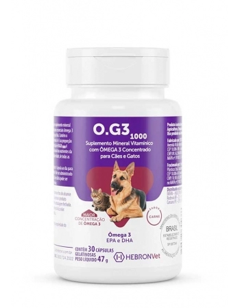 HBR OG3 1000 C/ 30 CAPSULAS