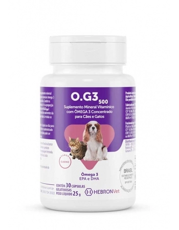HBR OG3 500 C/ 30 CAPSULAS