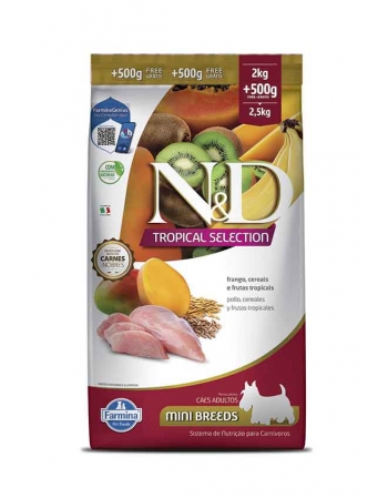 ND TROPICAL SELECTION CAN FRANGO ADT MINI 2+05KG