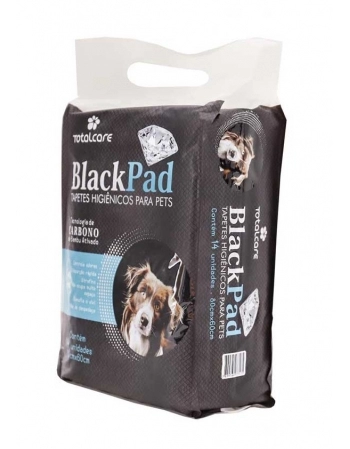 TAPETE HIGIENICO PETCARE BLACK 80X60 C/ 14UN