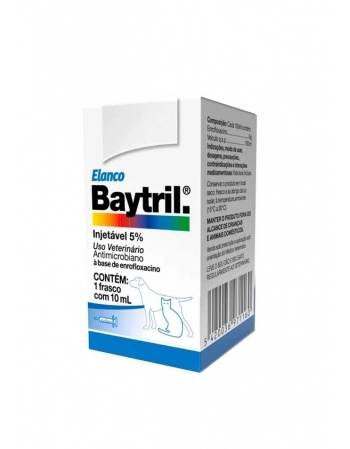 BAYTRIL INJETAVEL 5% 10ML