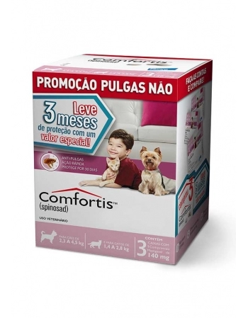 COMFORTIS TAB 140MG (2,3-4KG) COMBO 3BL