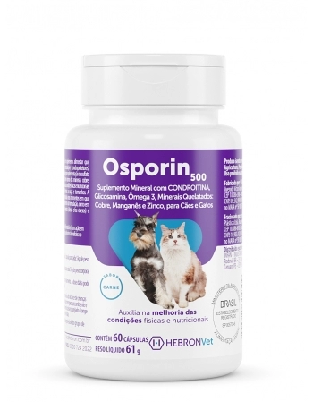 HBR OSPORIN 500MG C/ 60 CAPSULAS