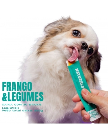 COOLORS NATURAL STICK DOG FRANGO&LEGUMES DISPLAY 450 GR