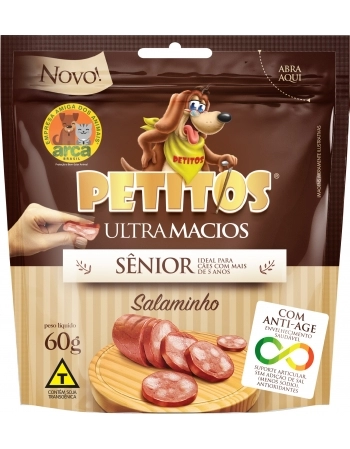 PETITOS SALAMINHO 60G SENIOR