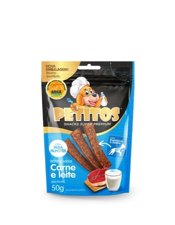 PETITOS BIFINHO DE CARNE E LEITE 50G