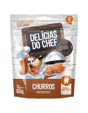 PETITOS DISPLAY DELICIAS DO CHEF MINI CHURROS 65G
