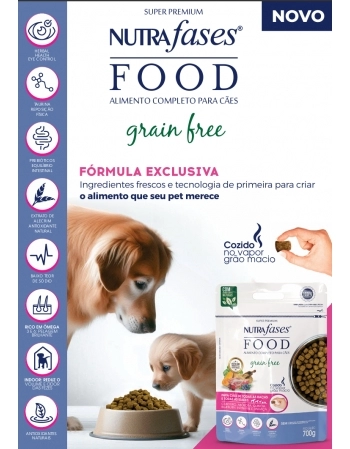 VTZ NUTRAFASES DOG FOOD GRAIN FREE 700G
