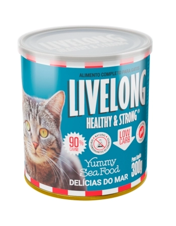 LIVELONG GATOS DELICIAS MAR 300G