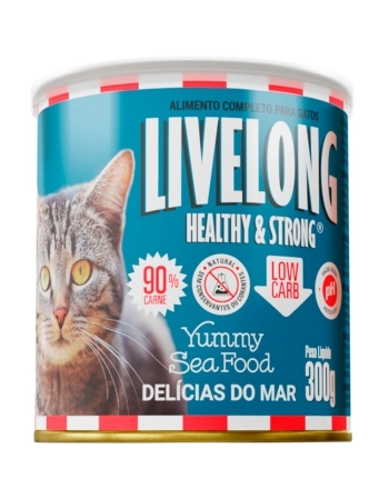 LIVELONG GATOS DELICIAS MAR 300G