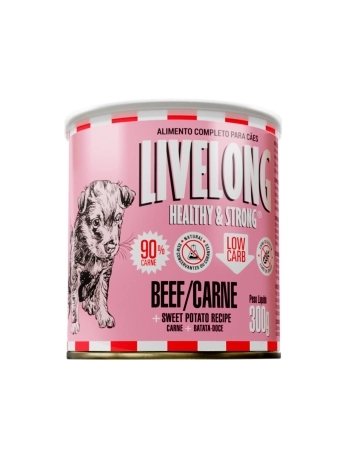 LIVELONG CAES CARNE 300G