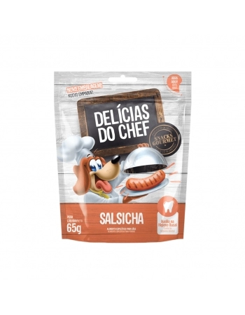 PETITOS DELICIAS DO CHEF SALSICHA 65G DISPLAY 10UN
