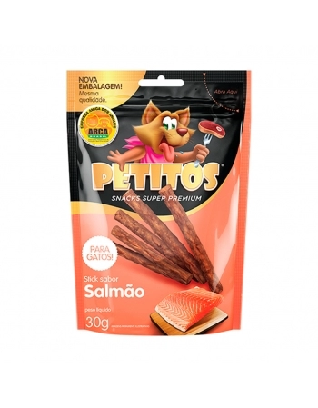 PETITOS STICK PARA GATO SALMAO 30G