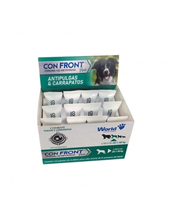 CONFRONT PLUS 2,68 ML DISPLAY C/ 12 PIPETAS (20-40KG)
