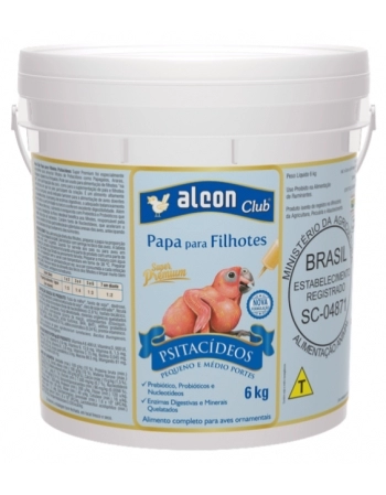 ALCON CLUB PAPA FILHOTES PSITACIDEOS 6KG