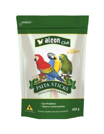 ALCON CLUB PSITA STICKS 450G