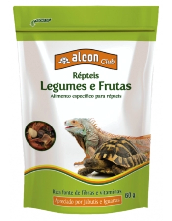ALCON RACAO CLUB REPTEIS LEGUMES E FRUTAS 60G