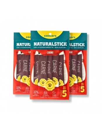 COOLORS NATURAL STICK CAT CARNE DISPLAY 30 SACHÊS DE 15GR