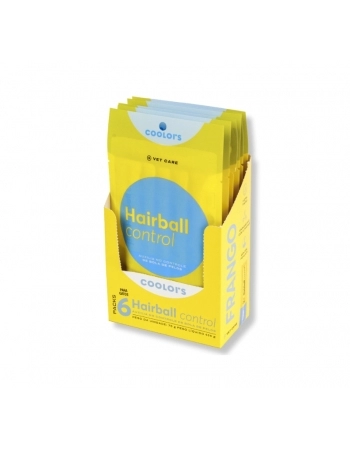 COOLORS NATURAL STICK CAT HAIRBALL FRANGO DISPLAY 450 GR