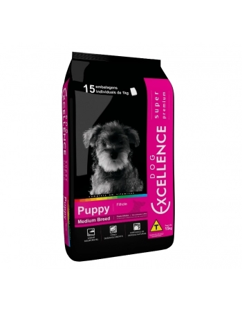 DOG EXCELLENCE MEDIUM BREED PUPPY 15 KG