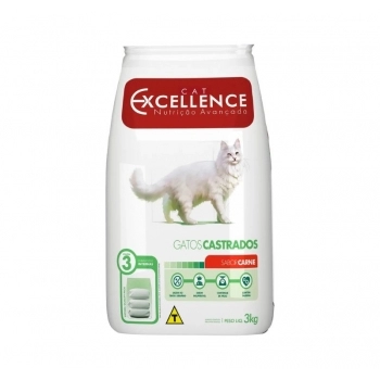 SCT CAT EXCELLENCE CASTRADO CARNE HP 3 KG