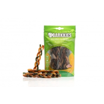 BARKKIES VEGETABLE CHICKEN BRAIDED STICK 100g