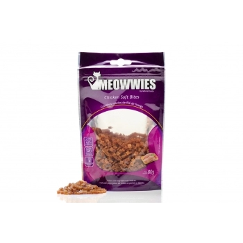 MEOWWIES CHICKEN SOFT BITES 80G