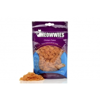 MEOWWIES CHICKEN FLAKES 80G