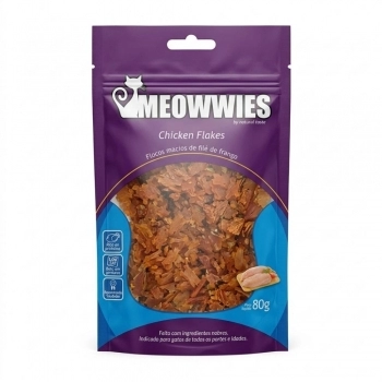 MEOWWIES CHICKEN FLAKES 80G