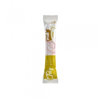 SNACK CREMOSO JELY PARA GATOS FRANGO KIT 5 SACHÊS DE 14G